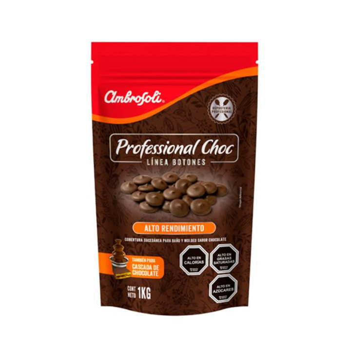 Cobertura Botones Alto Rendimiento 1 kg Ambrosoli