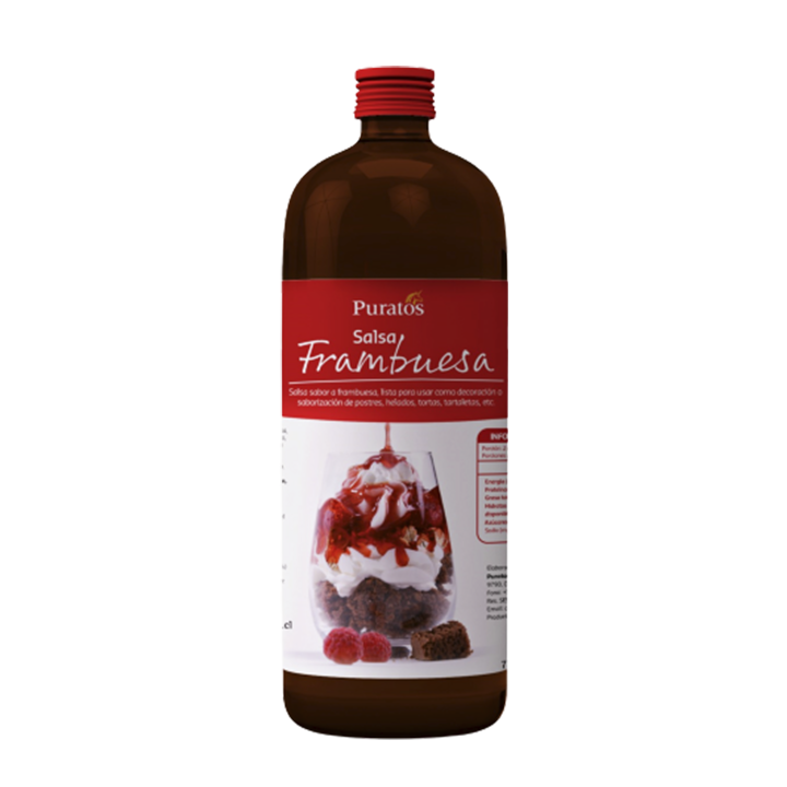 Salsa frambuesa Puratos 1 lts