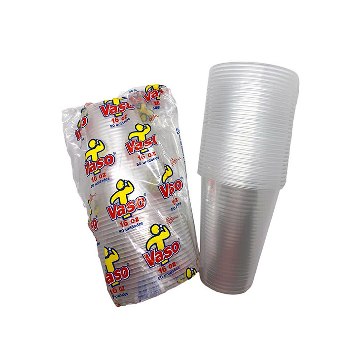 Vaso transp 16 oz pamolsa