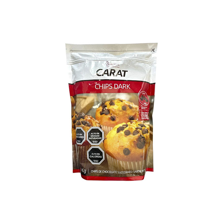 Chip Dark Carat 1 kg Puratos