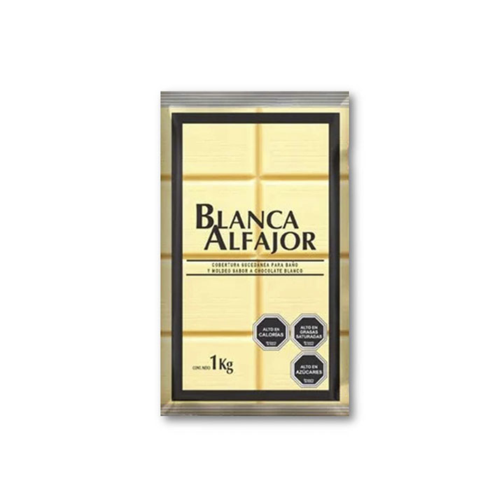 Cobertura Bloque Blanco Alfajor 1 kg Ambrosoli