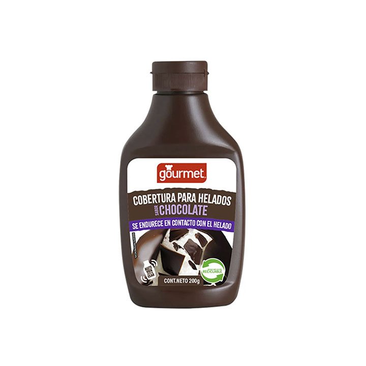 Cobertura Para Helados Sabor Chocolate 200 g Gourmet