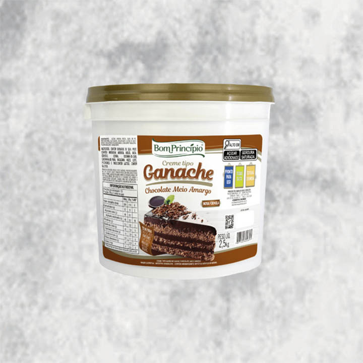 Ganache Semi Amargo Bom Principio 2