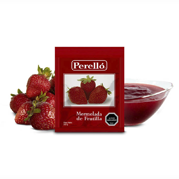 Mermelada Perello Frutilla Bil 250 grs