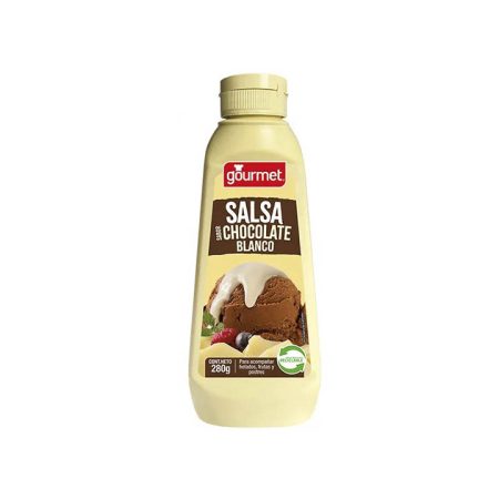 Salsa chocolate blanco 280 grs Gourmet - Dispack