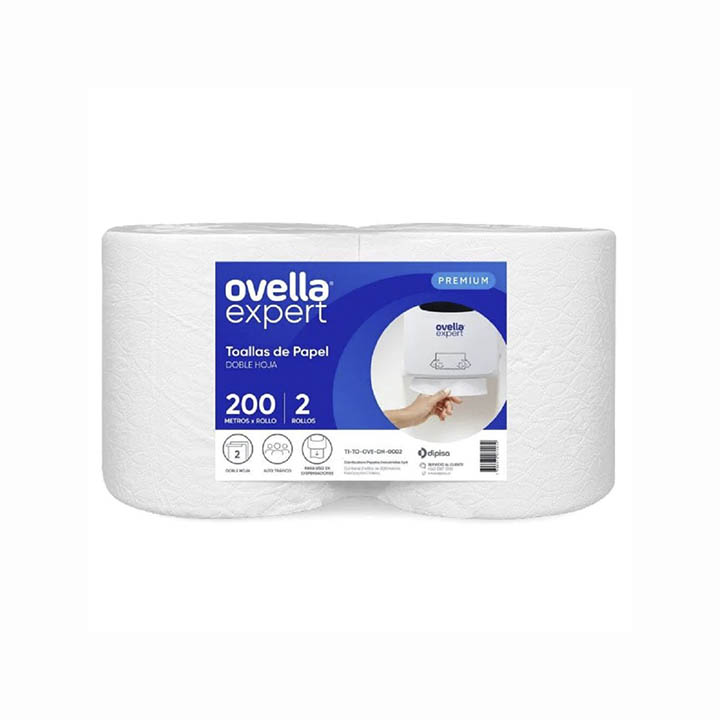 Toalla papel Ovella 2x200 mt Doble hoja